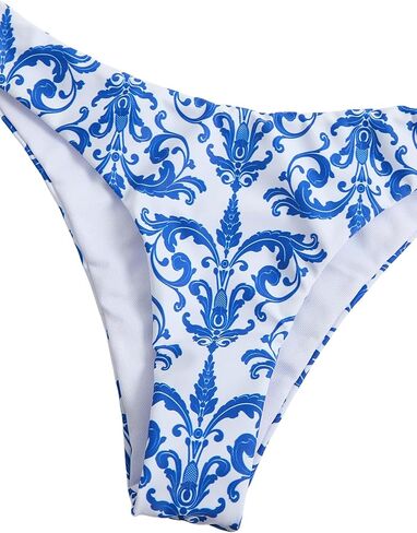 SweatyRocks Women's 2 Piece Swimsuit Zebra Stripe Push Up Bikini Sets in Kuwait