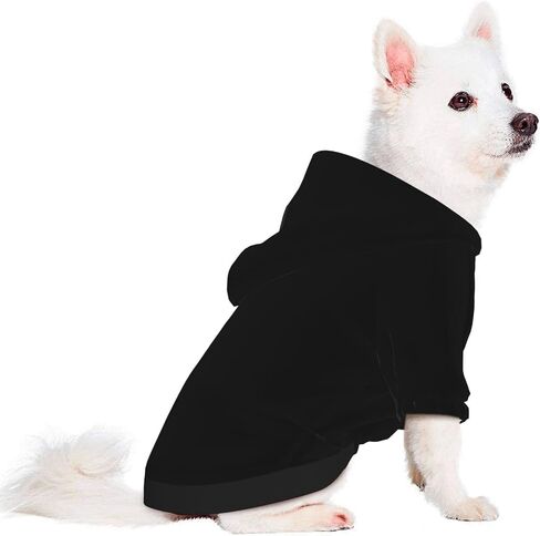 Dog Clothes for Small Dogs, Dog Hoodie Hoodies Custom Pet Puppy Sweatshirt Sweaters Ropa para Perros Pequeños Personalized Sweater Shirt,Black02, XS, Customized Gifts in Saudi Arabia