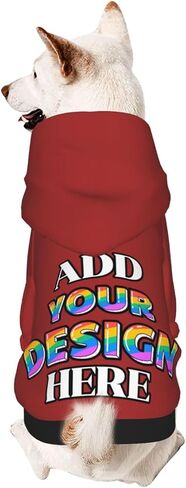 Dog Clothes for Small Dogs, Dog Hoodie Hoodies Custom Pet Puppy Sweatshirt Sweaters Ropa para Perros Pequeños Personalized Sweater Shirt,Black02, XS, Customized Gifts in Saudi Arabia