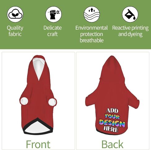 Dog Clothes for Small Dogs, Dog Hoodie Hoodies Custom Pet Puppy Sweatshirt Sweaters Ropa para Perros Pequeños Personalized Sweater Shirt,Black02, XS, Customized Gifts in Saudi Arabia