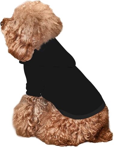 Dog Clothes for Small Dogs, Dog Hoodie Hoodies Custom Pet Puppy Sweatshirt Sweaters Ropa para Perros Pequeños Personalized Sweater Shirt,Black02, XS, Customized Gifts in Saudi Arabia