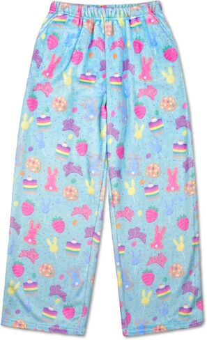 iscream Big Girls Silky Soft Plush Bold Print Fleece Pants - Bake Shop Collection Collection in Kuwait