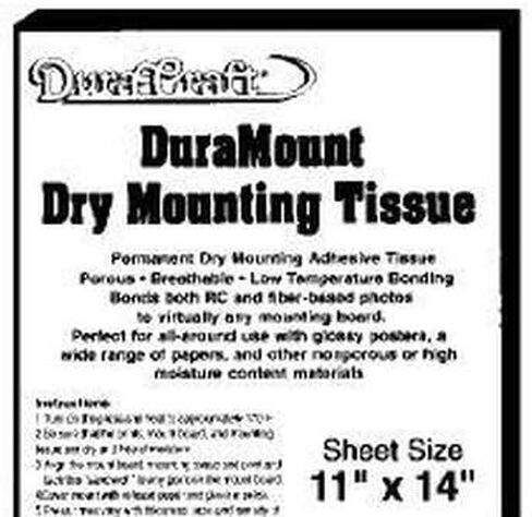 DuraCraft DuraMount Dry Mounting Tissue (11" x 14", 25 Sheets) in Saudi Arabia