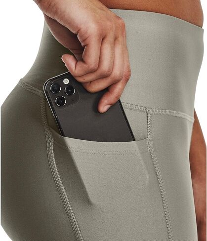 سروال نسائي من Under Armour HeatGear Armor عالي الخصر مانع للانزلاق عند الكاحل، (433) أزرق جليدي / / أبيض، مقاس XX-Large in Saudi Arabia