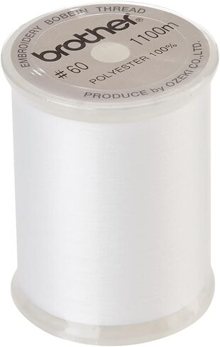 Brother 5 Pack Saebt Therbroidery Thread ، White ، 60 Weight in Saudi Arabia