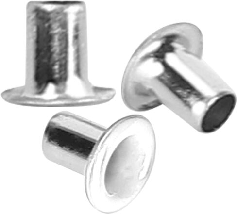 500pcs نحاس وثقوب النحاس 2 مم حفرة داخلية الحلقات ملونة مجموعة لأحذية الملابس حقيبة DIY الحرف اليهود مجموعات grommet (أبيض) in Saudi Arabia