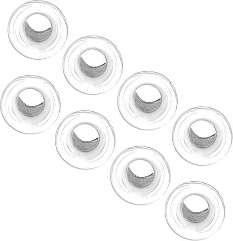 500pcs نحاس وثقوب النحاس 2 مم حفرة داخلية الحلقات ملونة مجموعة لأحذية الملابس حقيبة DIY الحرف اليهود مجموعات grommet (أبيض) in Saudi Arabia