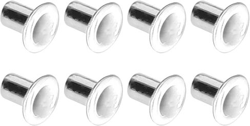 500pcs نحاس وثقوب النحاس 2 مم حفرة داخلية الحلقات ملونة مجموعة لأحذية الملابس حقيبة DIY الحرف اليهود مجموعات grommet (أبيض) in Saudi Arabia