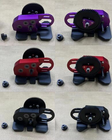 1/10 RC Crawler Transmission علبة التروس مع معدات Overdrive لـ 1/10 SCX10 I II III 90046 TRX4 CAPRA ... ترقية أجزاء الملحقات (أسود) in Kuwait