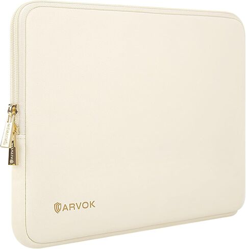 ARVOK 15 15.6 16 inch Laptop Sleeve Case,Waterproof Notebook Cover for MacBook Air 15 MacBook Pro 15 16 inch, Computer Carrying Bag for HP ThinkPad Dell Lenovo Asus Acer MSI, White in Kuwait