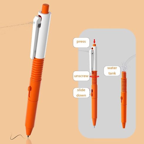 Squirt Gun Pen, Water Spray Toy, Fake Water Gun for Pranks and Tricks, Writing and Spraying in Saudi Arabia