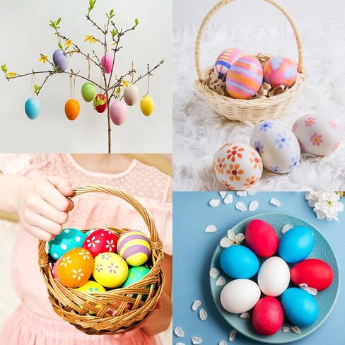 Youhthye 40pcs بيض الرغوة للحرف اليدوية 3.15 بوصة الرغوة البيض البيض البيض البيض الحرف الرغوة البيض البوليسترين بيض الرغوة Laege Laege Begk Bott in Kuwait