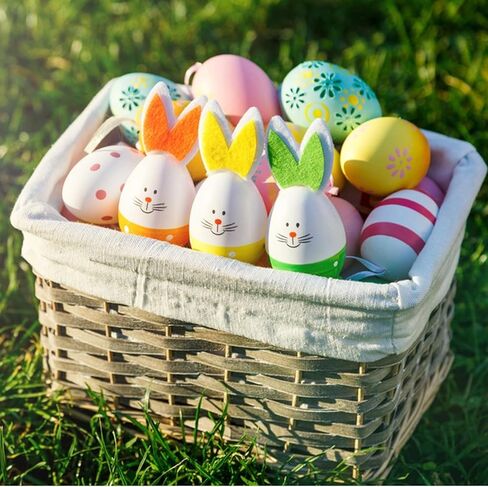 Youhthye 40pcs بيض الرغوة للحرف اليدوية 3.15 بوصة الرغوة البيض البيض البيض البيض الحرف الرغوة البيض البوليسترين بيض الرغوة Laege Laege Begk Bott in Kuwait