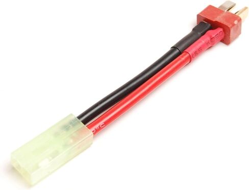 Lot (5) mini tamiya female to t-plug t plug converter male 4wg 5cm wire for rc in Kuwait