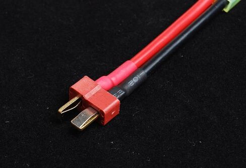 Lot (5) mini tamiya female to t-plug t plug converter male 4wg 5cm wire for rc in Kuwait