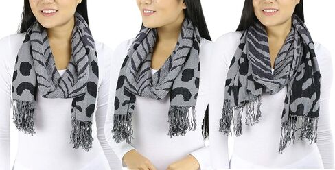 ToBeInStyle Women's Winter Super Warm Chunky Oversized Cozy Knit Scarves in Saudi Arabia