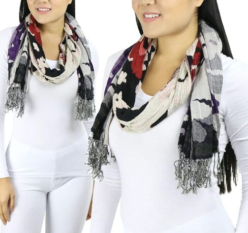 ToBeInStyle Women's Winter Super Warm Chunky Oversized Cozy Knit Scarves in Saudi Arabia
