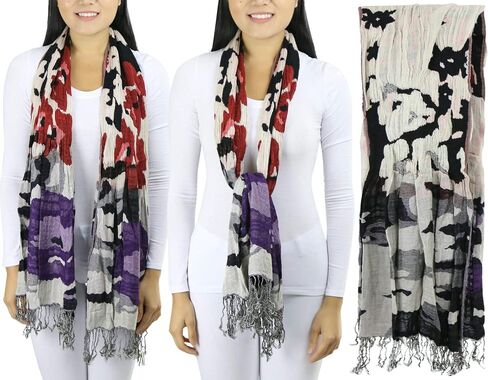 ToBeInStyle Women's Winter Super Warm Chunky Oversized Cozy Knit Scarves in Saudi Arabia