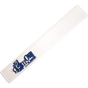 Long 14 Inch x 2 Inch ski and snowboard Wax Scraper with edge notch and hole to hang.