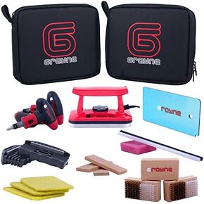 Deluxe Ski and Snowboard Tuning Kit w/Waxing Iron