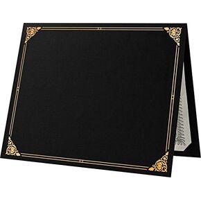 LUXPaper 9.5" x 12" Certificate Holders | Green Linen | 100lb. Cover | 25 Qty