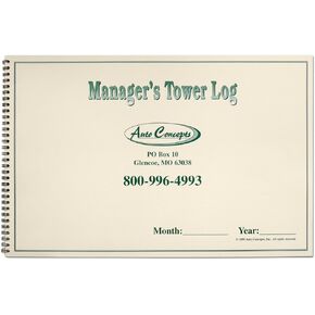 Manager's Tower Log - A journal designed especially for dealership managers to track all incoming customers to dealership daily.