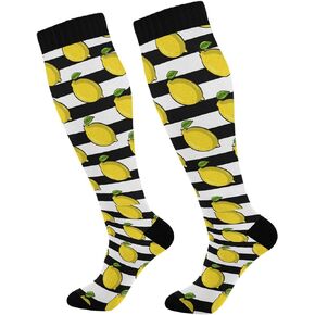Cartoon Chili Compression Socks for Women and Men Circulation Cute Long Socks for Athletic Running 1