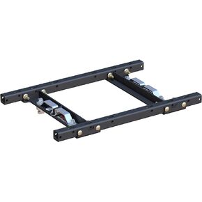 CURT 16027 Replacement Silverado, Sierra 2500, 3500, Ford F250, F350 Puck System 5th Wheel Adapter with Standard Rails, 25,000 lbs