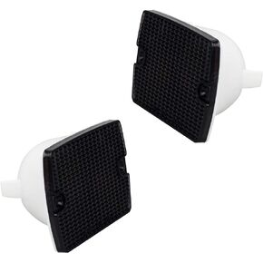 HERCOO Automotive Front Turn Signal Lights Lens Assembly Compatible with Jeep Wrangler Replacement 1987-1993, Pack of 2