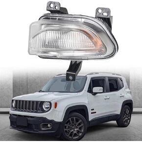 WFLNHB Front Park Turn Signal Light Lamp Left Driver Replacement for 2015-2018 Renegade 68256432AA CH2530105