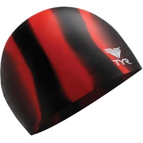 TYR Multi Color Silicone Adult Swim Cap