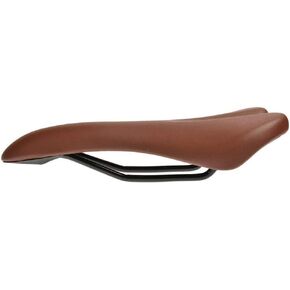 Colour Bike Saddle Seat Pad Breathable Comfortable Bicycle Fit for Road Bike Fixed Gear Bike (Brown)