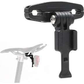 Cygolite Saddle Rail Mount - for Cygolite Hypershot & Hotshot Series Tail Lights – Installs Under Bicycle Saddle, Less Cluttered Look – Compact & Durable - Fits Most Bicycle Saddles, Black