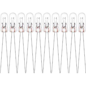 cciyu 10x For Mini Bulbs Lamps Replacement fit for GM Speedometer Cluster Backlight Lighting 12v-14v 95ma