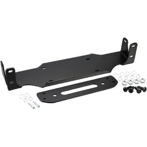 Bulldog Winch 20353- Jeep JL Winch Mount 18-Pres Wrangler JL W/Oe Steel Winch Mount Bumper,Black
