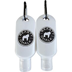 Liquid Chalk for Weightlifting, Cross Training, Gymnastics, Sports. Two 1.5 oz. Squeeze Bottles. All Natural or IPA Based.