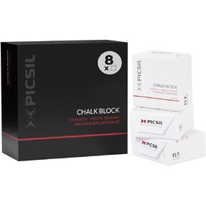 PICSIL Chalk Block - Magnesium in Block or Dust for Gymnastics, Climbing, Weightlifting, Dance Bar, Crosstraining. Make The Best Grip in All Your Activities in Kuwait