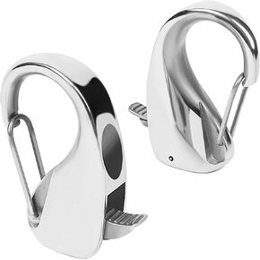 Boat Fender Clip 316 Stainless Steel Boat Fender Quick Release Clip,Adjustable Quick Release Pontoon Fender Clips,Boat Bumper for Docking,Ideal for Boat Docking