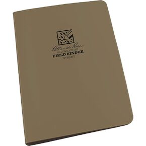 Rite in the Rain All-Weather 1/2" Ring Binder, 5 5/8" x 7 7/8", Tan Binder (No. 9200T)