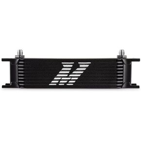 Mishimoto MMOC-10-6BK Universal 10-Row Oil Cooler, 6AN, Black