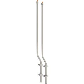 GG Grand General 94660 Stainless Steel 1 inch Bumper Guide with Amber Cap for Plastic Bumper, Pair in Kuwait