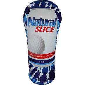Natural Slice Blue Tie Dye | BeeJoss Golf Club Headcover | Driver Fairway Hybrid-Sold Separately | Handmade in USA