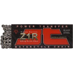 JT Chain JTC530Z1R100RL (530 Series) Black Steel 100 Link Super Heavy Duty X-Ring Chain with Connecting Link