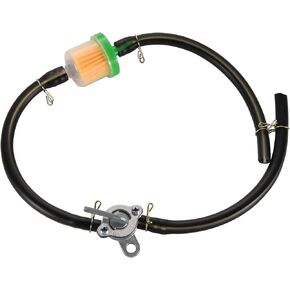 WOOSTAR Fuel Filter Hose Line Switch Replacement for 50cc 110cc 125cc 150cc 250cc Chinese ATV 4 Wheeler Scooter Red