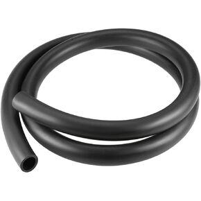 DMiotech 6mm x 9mm 3.3ft Black Rubber Lubricant Tubing Oil Resistant Plastic Tubing for Oil Hose, Water Tube