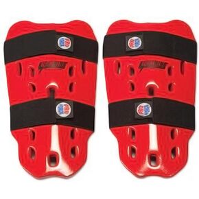 PROFORCE Lightning Shin Guards - Red - Child/Small