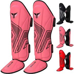 Mytra Fusion Adult Shin Pad, Shin Protector, Shin Guard for Boxing, MMA, Muay Thai, & Martial Arts Training