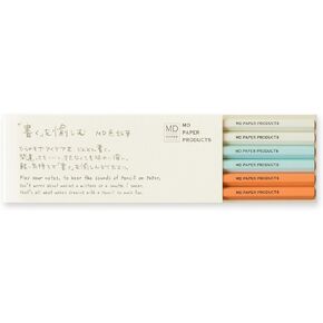 Midori Pencil MD Colored Pencils, Set of 6, 35323006