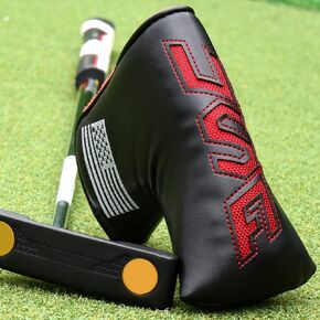 Big Teeth Golf Blade Putter Cover Head Covers Club Protector Magnetic Bar Closure USA Pattern for Scotty Cameron Taylormade Odyssey