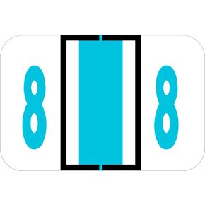 240pcs File Folder Labels, Self Adhesive File Folder Number Labels Rectangle File Folder Chart Labels Index Stickers Tabs Compatible with BCCR/BCCS Smead TPAM Office Supplies (9)